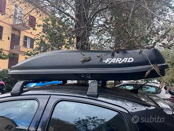 Baule box portapacchi auto farad marlin 480 litri