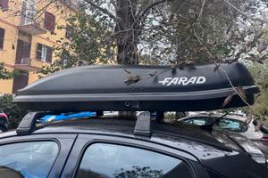 Baule box portapacchi auto farad marlin 480 litri