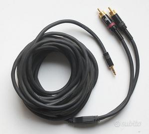 Cavo Audio PROEL Jack 3,5mm/2x RCA  5,0m