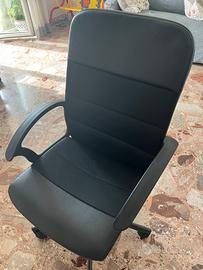 Sedia girevole renberget ikea nero