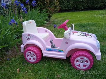 Macchina Elettrica di Hello Kitty come nuova!!