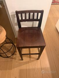 Sgabelli in legno