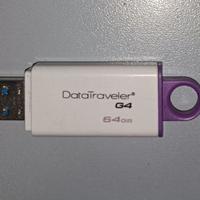 Chiavetta USB 3.0 64gb Kingston