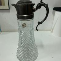 Broca argento cristallo vintage