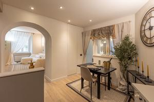 Raffinato centrale trilocale in centro ristruttura