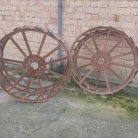 Ruote a gabbia in ferro