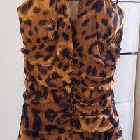 Mini abito animalier