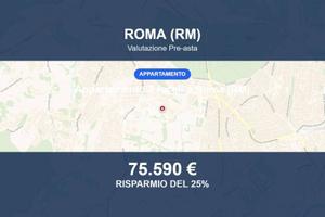 Immobile in asta di 44 m² a Roma