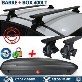 BOX Tetto 400Lt + BARRE Portatutto per BMW X3 F25