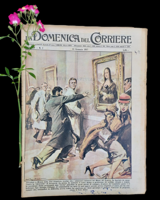 La Domenica del Corriere 13 gennaio 1957 Gioconda