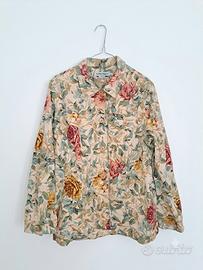 Giacca leggera a fiori vintage Marina Rinaldi