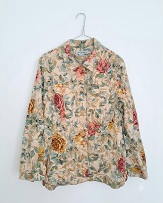 Giacca leggera a fiori vintage Marina Rinaldi