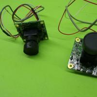 Kit 2 pezzi Mini videocamera da incasso, sensore C