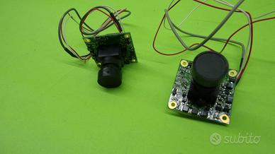 Kit 2 pezzi Mini videocamera da incasso, sensore C