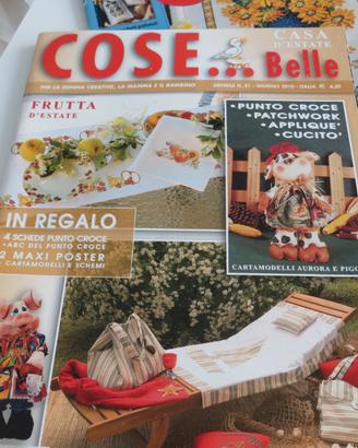 riviste  e schemi per punto croce