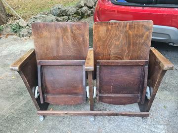 sedie cinema vintage 