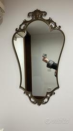 Coppia specchi in ferro battuto