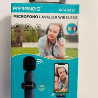 Microfono Lavalier Wirless a distanza per iphone