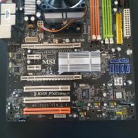 MoBo Scheda Madre PC con CPU e RAM