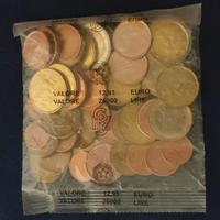 Sacchetto monete Euro.Fior di conio