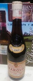 Bottiglia vino barolo 1967