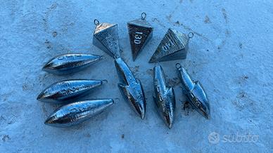 Piombi da surf casting mix nuovi