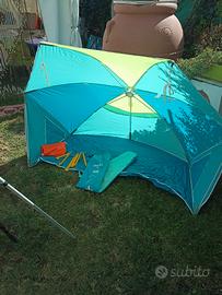 7 canne da pesca e attrezzature varia.