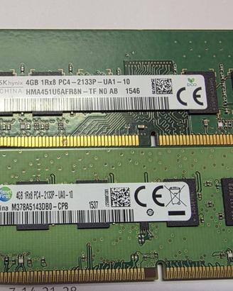 Samsung / SKhynix da 4 gb per 16 gb