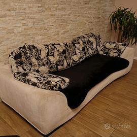 Divano in tessuto sfoderabile 4 posti