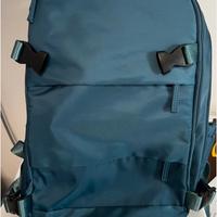 Zaino da viaggio unisex blu pavone