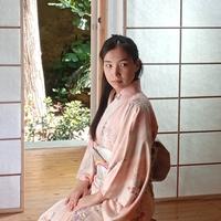 kimono komon autentico giapponese vintage in seta 