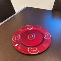 Piatto centrotavoka 35 cm decorato a mano