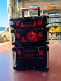 MILWAUKEE PACKOUT 3pz Trolley modulare 