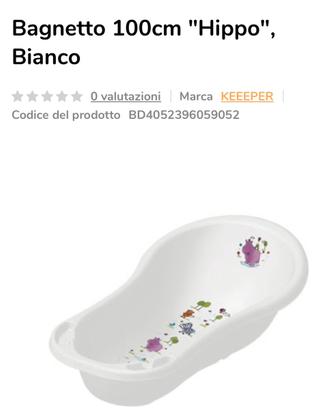Vasca per bagnetto neonati