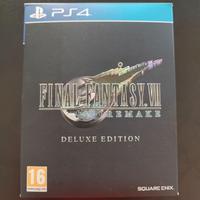 Final Fantasy 7 Remake Deluxe Edition con gadget