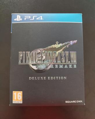 Final Fantasy 7 Remake Deluxe Edition con gadget