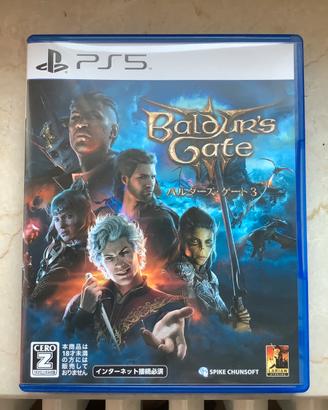 Baldur’s gate 3 PS5 edizione giapponese