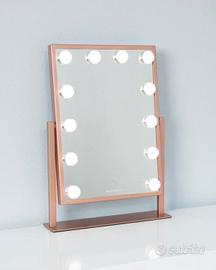 specchio con luce dimerabile