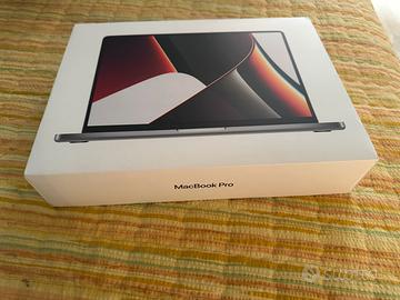 MacBook Pro14, 2021 16GB 512GB, scatola originale
