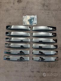 Set 12 maniglie cucina cromate 20x3 cm