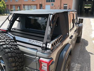 Portapacchi da cassone per jeep wrangler jl suntop