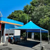 Gazebo 5x4 PVC  ignifugo 14 varietà di colori