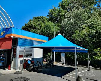 Gazebo 5x4 PVC  ignifugo 14 varietà di colori