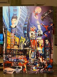 Quadro / opera pop art su alluminio 60x80