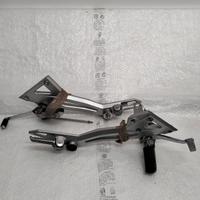 PEDANE COMPLETE ORIGINALI KAWASAKI Z1000 DAL 2003 