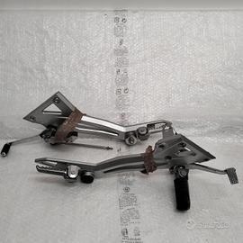 PEDANE COMPLETE ORIGINALI KAWASAKI Z1000 DAL 2003 