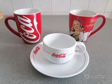 tazze mug caffè Coca-Cola porcellana vintage Coke