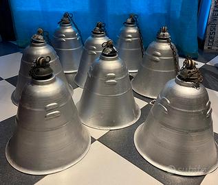 lotto lampada industriale vintage epoca