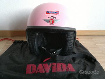 Casco Davida XS rosa