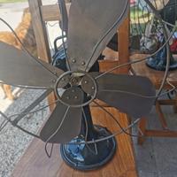 Ventilatore vintage industriale in metallo d’epoca